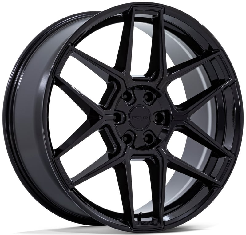 20x9 niche rise gloss black nc281 5x112 15mm