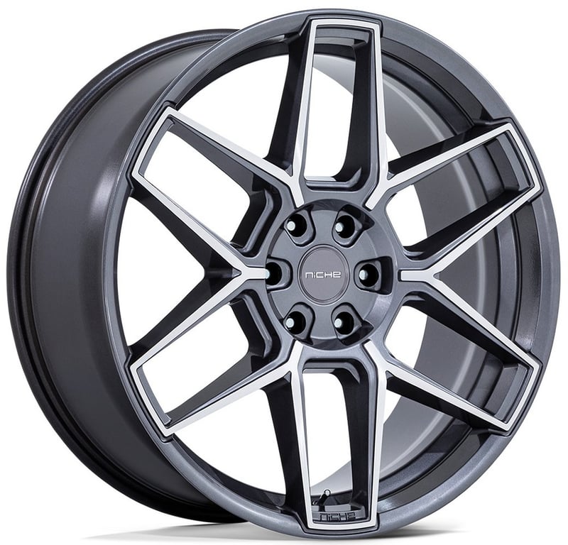 20x10.5 niche rise anthracite machined nc281 5x120 38mm
