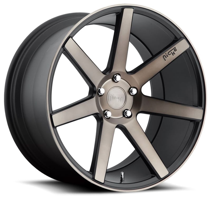 20x9 niche verona black machined w/ dark tint m150 5x120 35mm