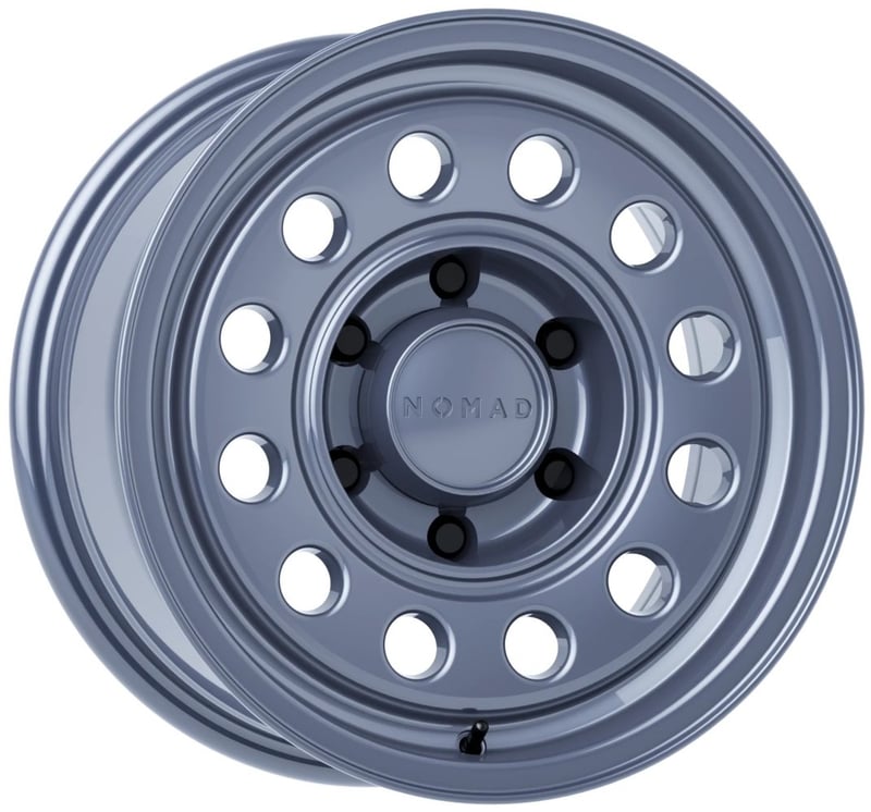 (clearance - no returns) 17x8.5 nomad off-road 501 convoy utility gray (flow form) 6x135 -10mm
