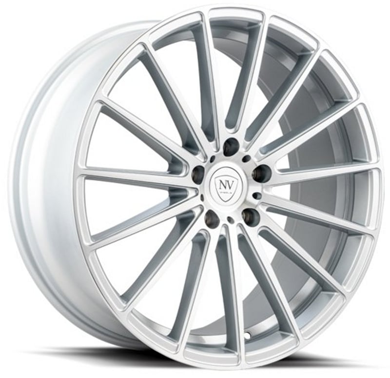 20x8.5 nv nvxv silver machined 5x120 35mm