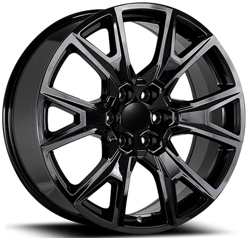 22x9 oe concept replica 2019 chevy accessory gloss black c19 6x5.5/139.7 28mm
