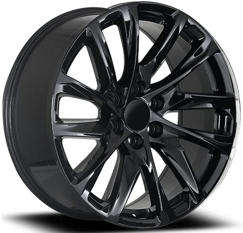 22x9 oe concepts replica 2021 escalade esv gloss black c25 6x5.5/139.7 28mm