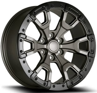 OE Concepts Replica Bronco Raptor Dark Gunmetal w/ Black Ring