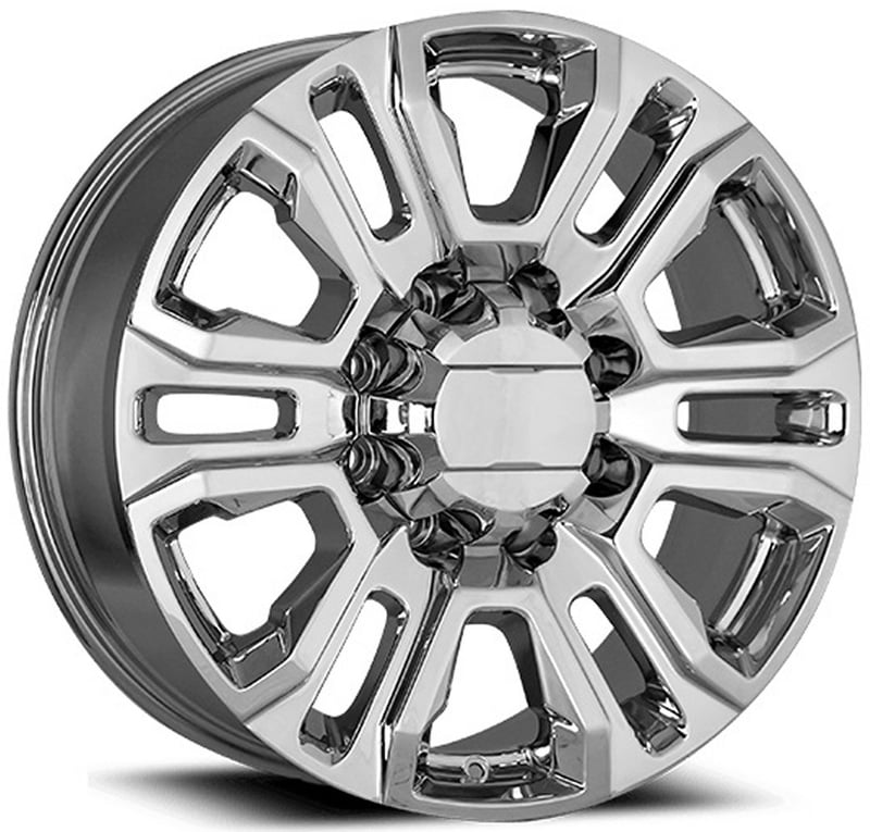 22x8.5 oe concepts replica 2015 newer gmc denali 2500 chrome g19 8x180 44mm