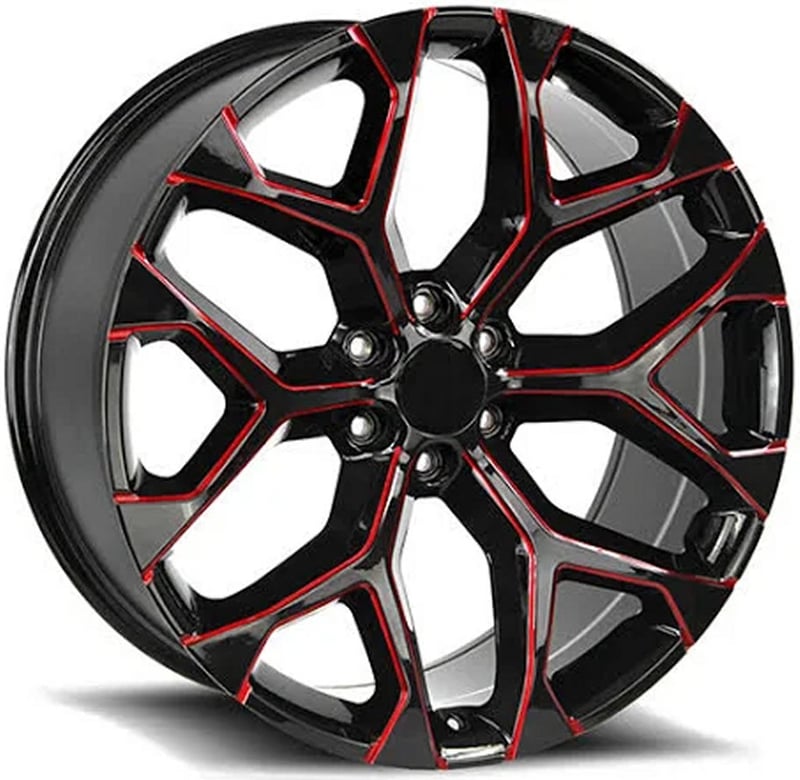 Performance Replicas PR176 Gloss Black Red Milled