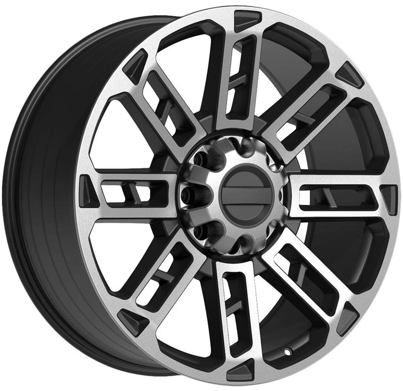 OE Concepts Replica 2024-2025 Ford F250 Platinum Gloss Black Machined