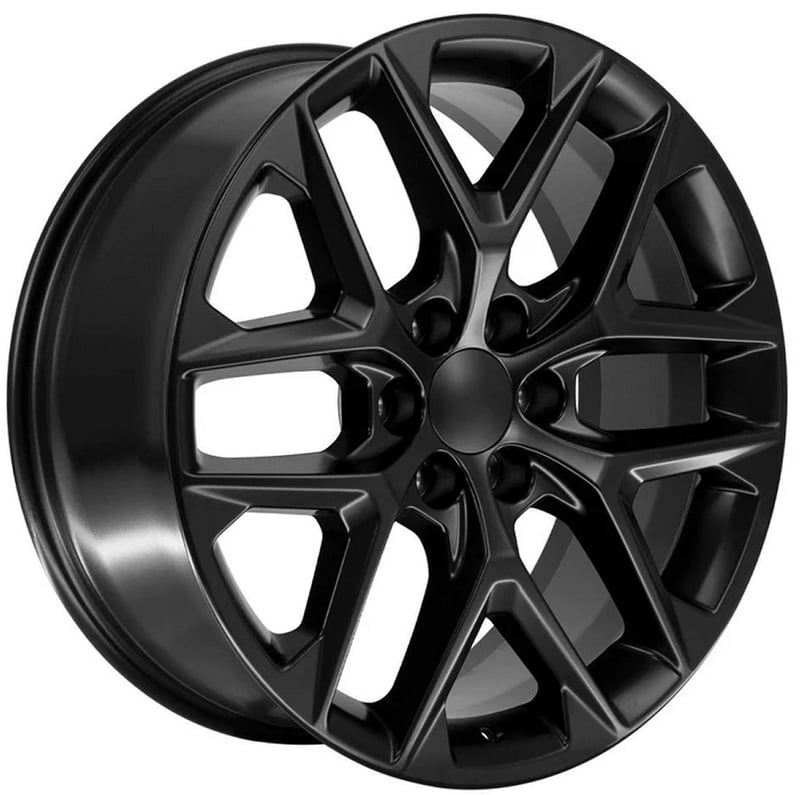 20x9 oe replica chevrolet silverado cv62 gloss black 6x5.5/139.7 28mm