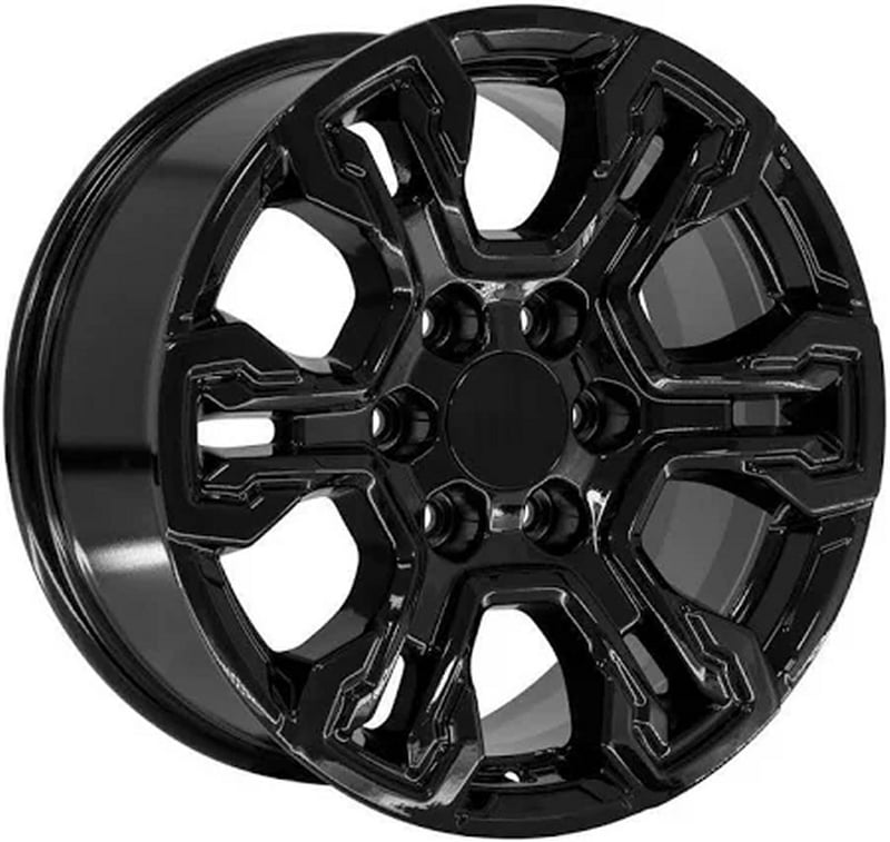 20x9 oe replica chevrolet silverado cv65 gloss black 6x5.5/139.7 26mm