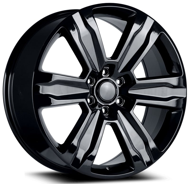 22x9 oe concepts replica 2013-2015 ford f150 platium gloss black