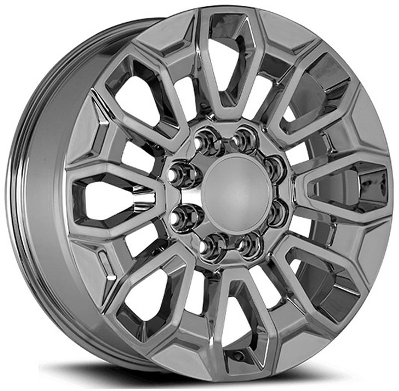 24x9 oe concepts replica 2021-2023 gmc 2500 hd chrome g21 8x6.5/165 15mm
