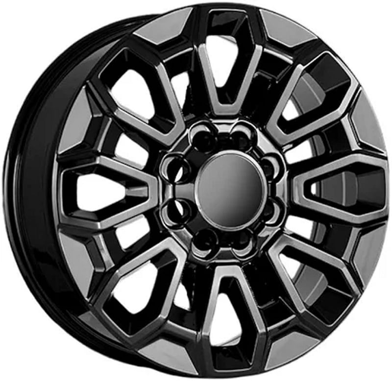 24x9 oe concepts replica 2021-2023 gmc 2500 hd gloss black g21 8x180 44mm