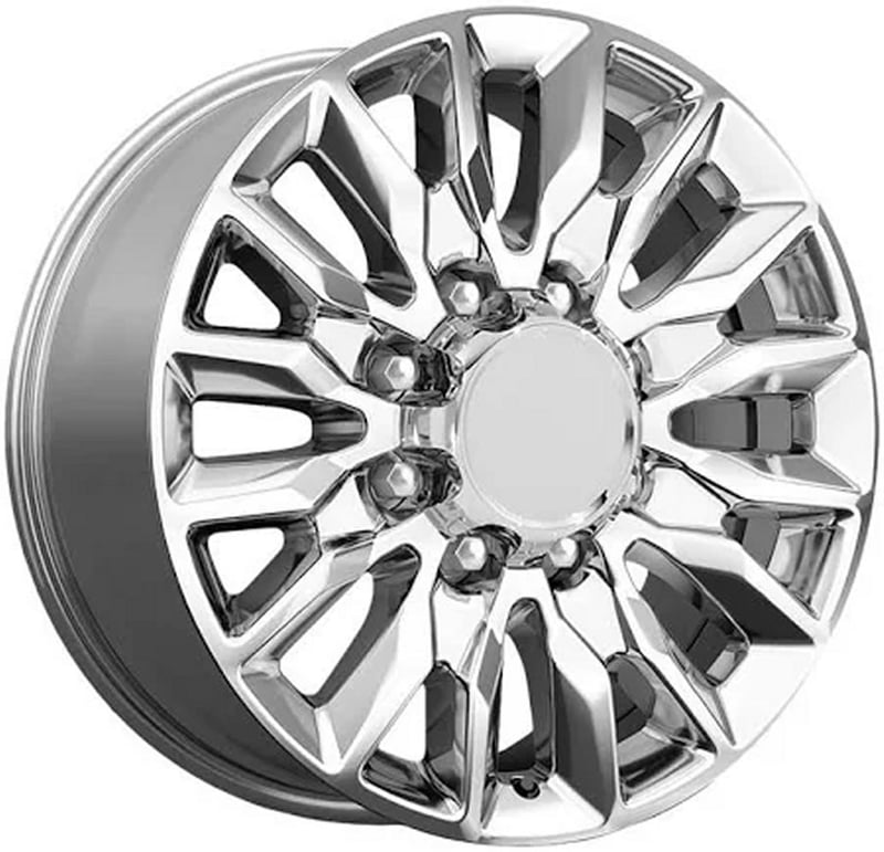 22x8.5 oe concepts replica 2023 silverado 2500 chrome g22 8x180 44mm