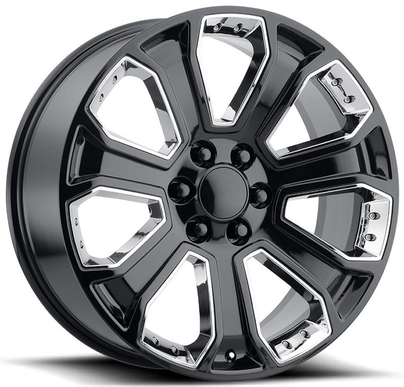 Performance Replicas PR113 Gloss Black w/ Chrome Accents