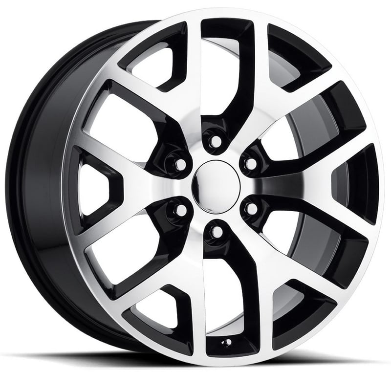 20x9 performance replicas pr169 gloss black machined 6x5.5/139.7 27mm