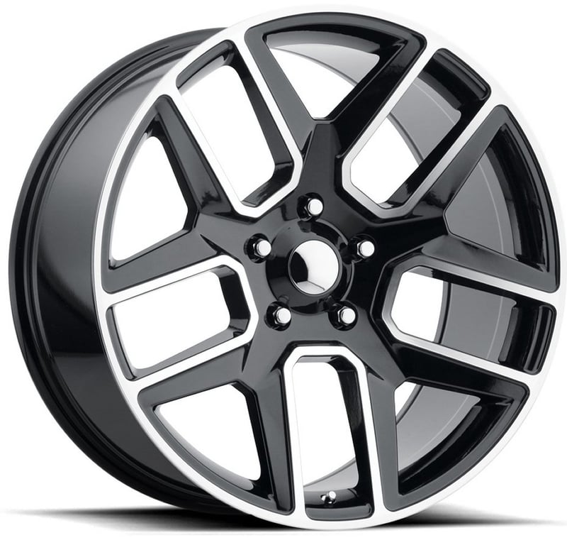 22x10 performance replicas pr192 gloss black machined 6x5.5/139.7 25mm