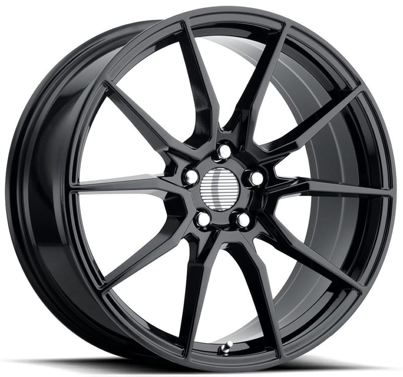 20x9 performance replicas pr193 gloss black 5x4.5/114.3 30mm