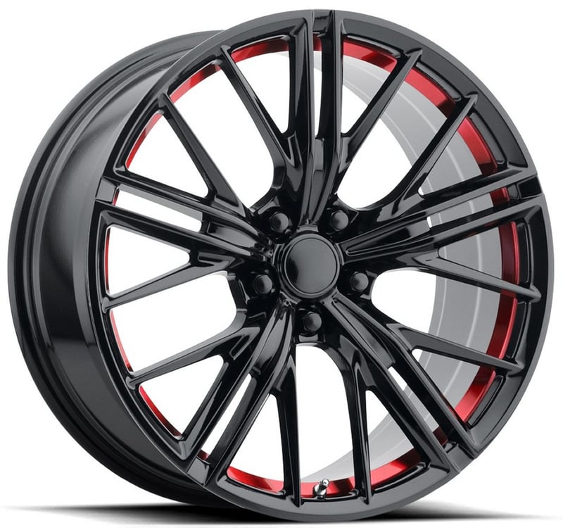 20x9 performance replicas pr194 gloss black red machined 5x120 30mm