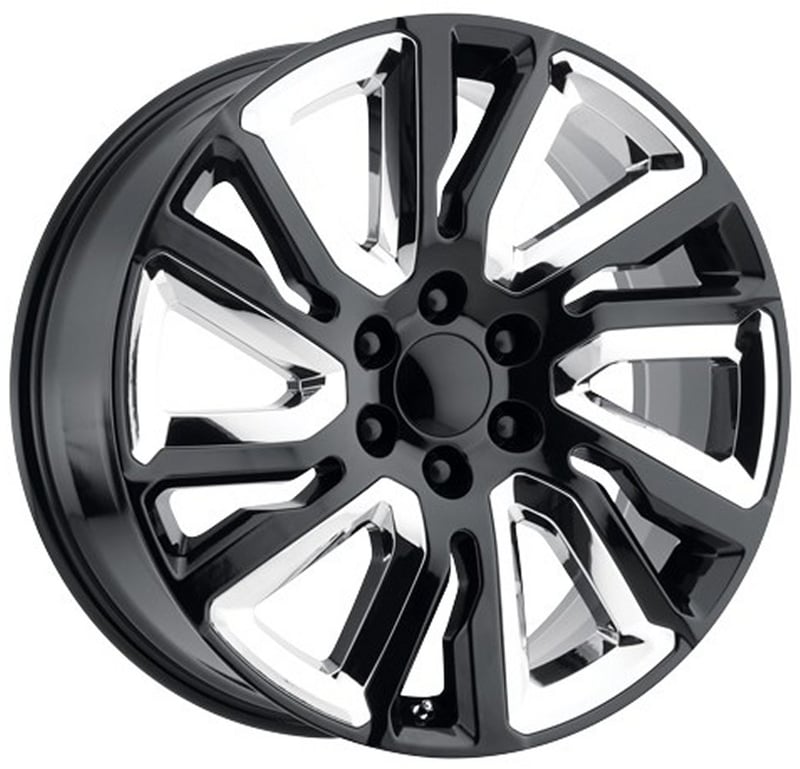 Performance Replicas PR202 Gloss Black w/ Chrome Accents