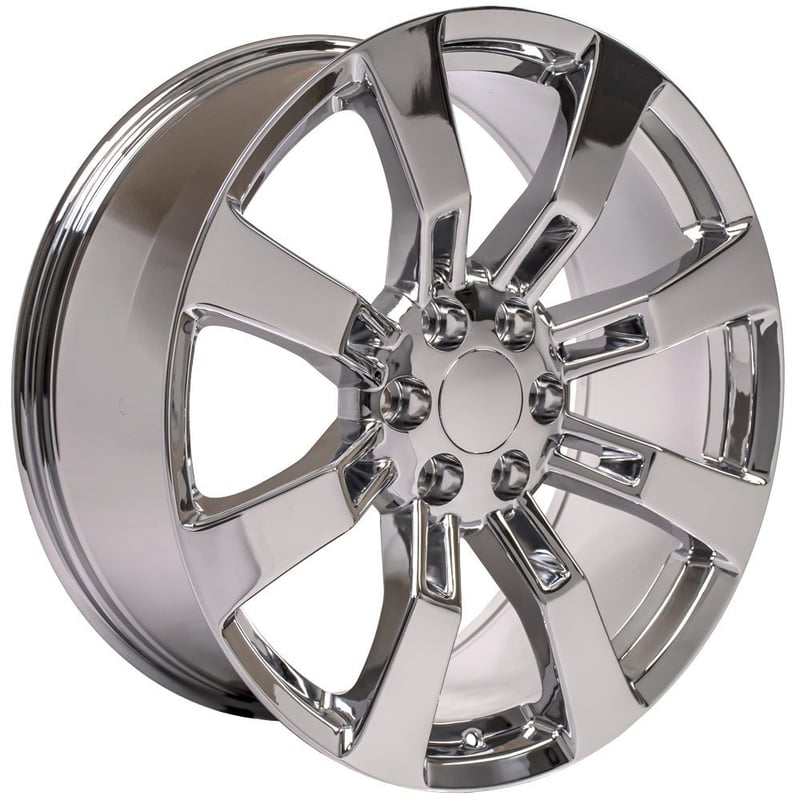 20x8.5 oe replica cadillac escalade ca82 chrome 6x5.5/139.7 31mm
