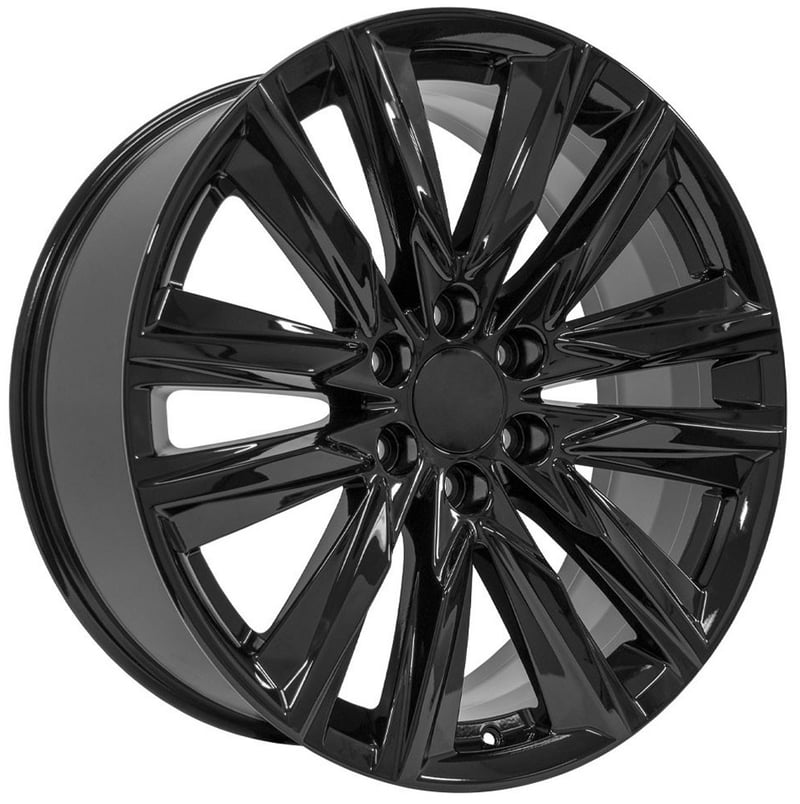 (clearance - no returns) 26x10 oe replica cadillac escalade ca91 gloss black 6x5.5/139.7 28mm