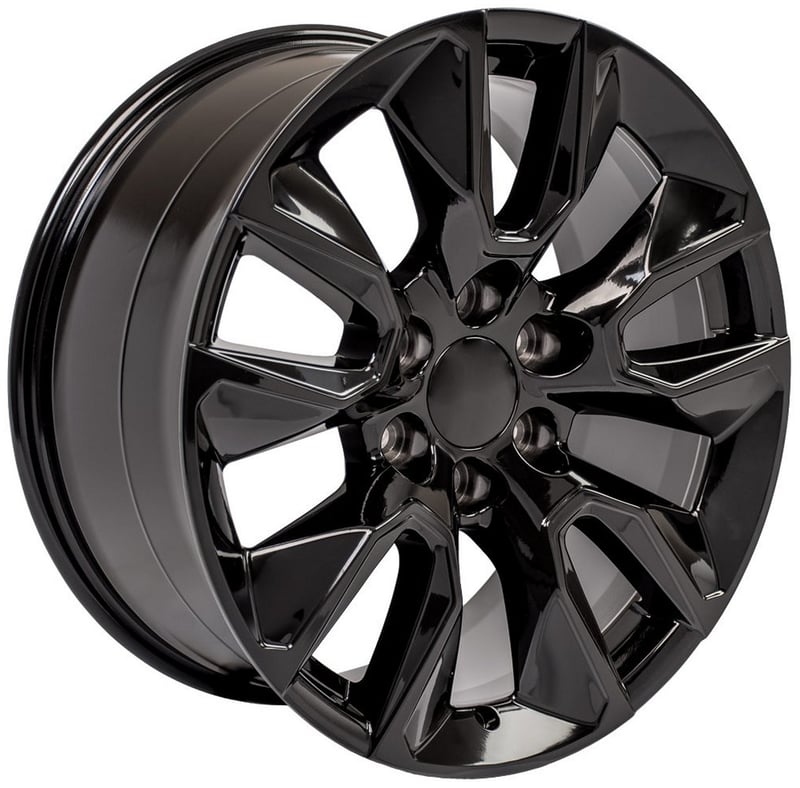 20x9 oe replica chevrolet silverado cv32 gloss black 6x5.5/139.7 28mm