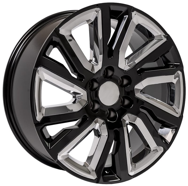 OE Replica GMC Sierra CV39 Gloss Black w/ Chrome