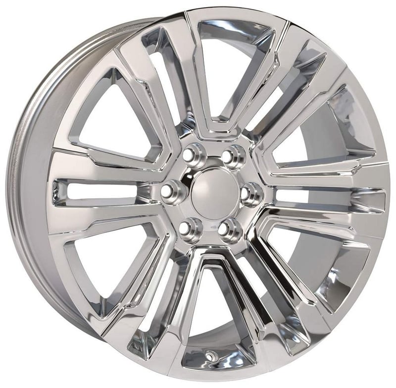 20x9 oe replica gmc yukon cv44 chrome 6x5.5/139.7 24mm