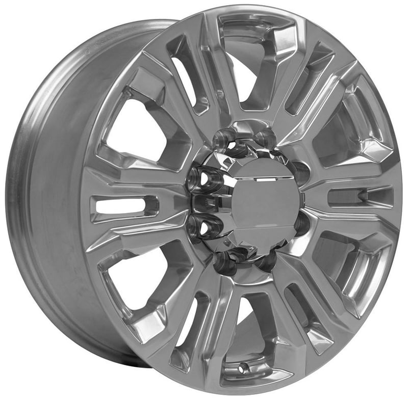 20x8.5 oe replica gmc sierra 2500/3500 hd denali cv70 polished 8x6.5/165 12mm