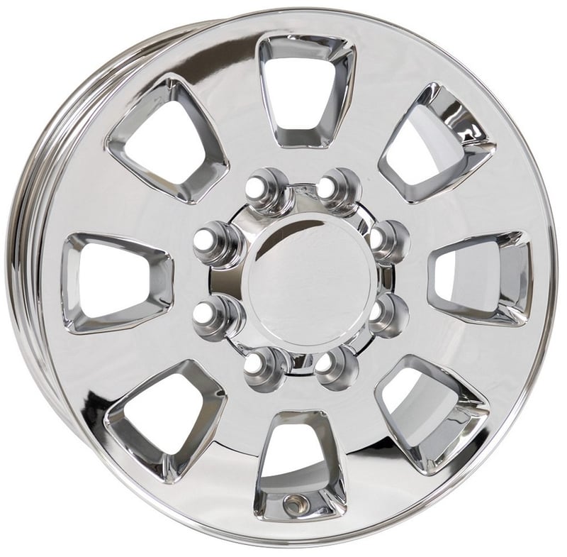 18x8 oe replica gmc sierra cv75 chrome 8x180 44mm