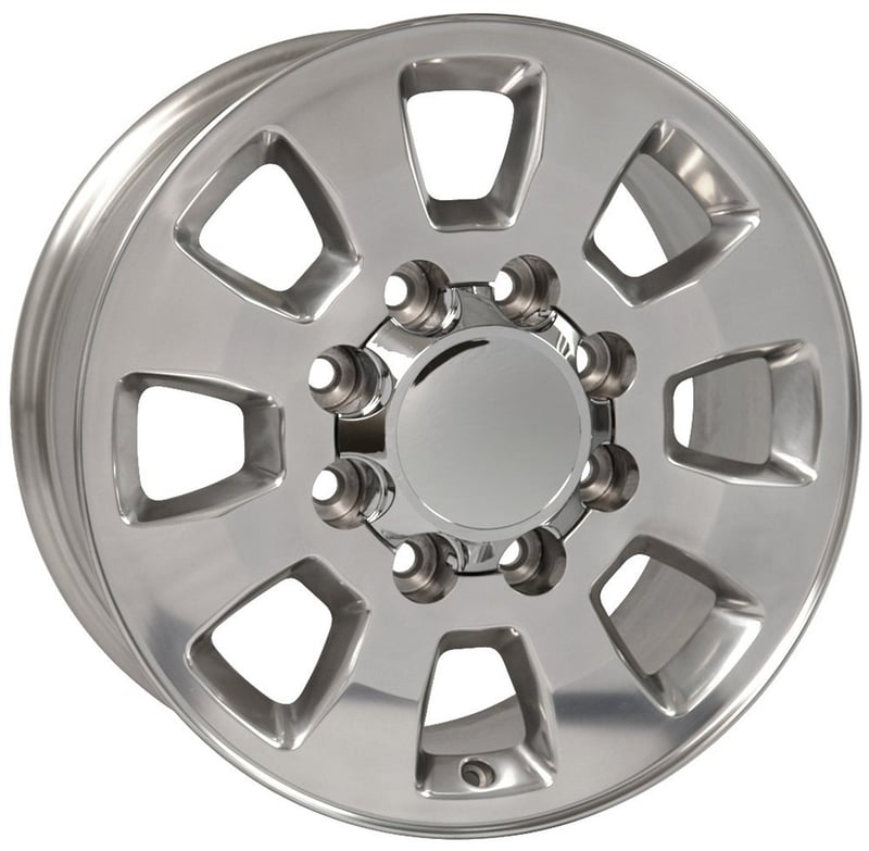 18x8 oe replica gmc sierra cv75 polished 8x180 44mm