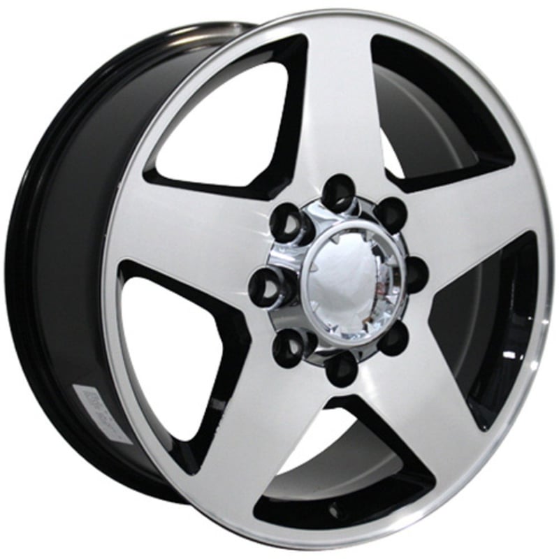 OE Replica Chevrolet 8 Lug CV91 Gloss Black Machined