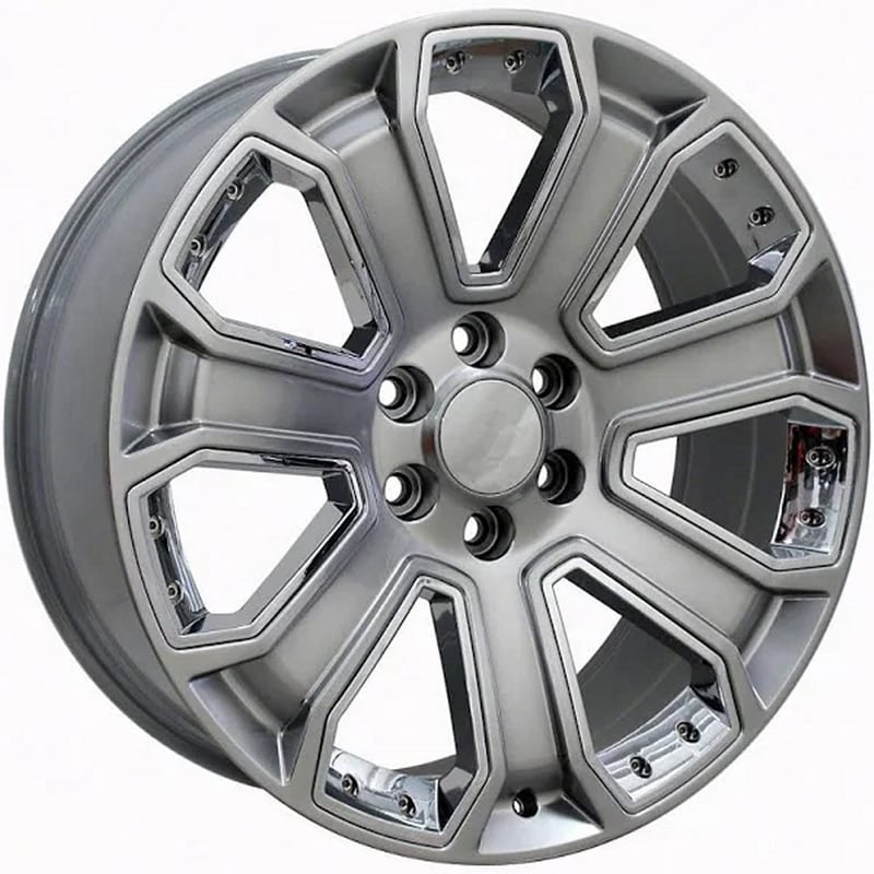 20x8.5 oe replica chevrolet silverado cv93 hyper black 6x5.5/139.7 31mm