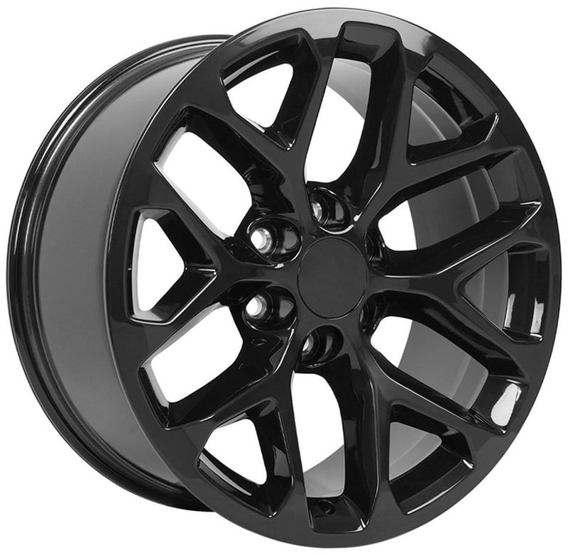 24x10 oe replica chevrolet silverado cv98 satin black 6x5.5/139.7 24mm