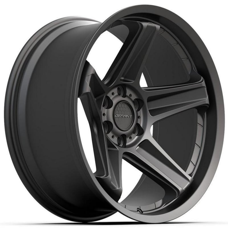 20x10.5 defiant df07 satin black 5x115 26mm