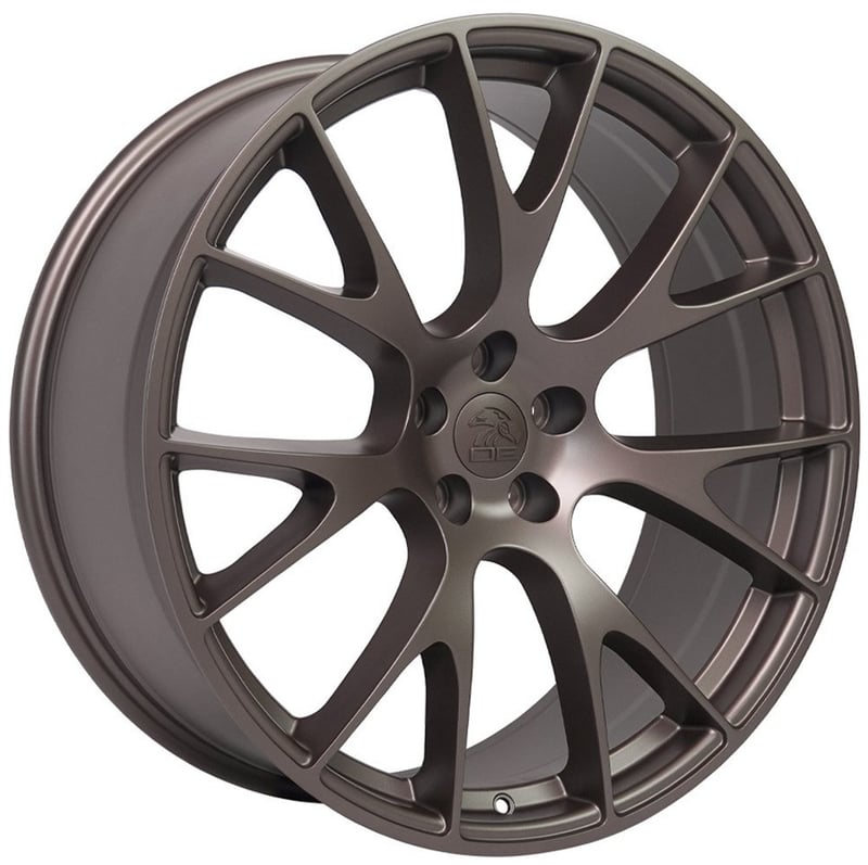 20x10 oe replica dodge hellcat dg15 bronze 5x115 18mm