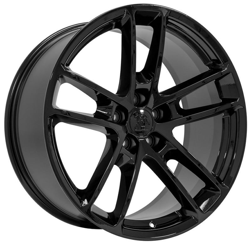 20x9 oe replica dodge challenger dg23 gloss black 5x115 18mm