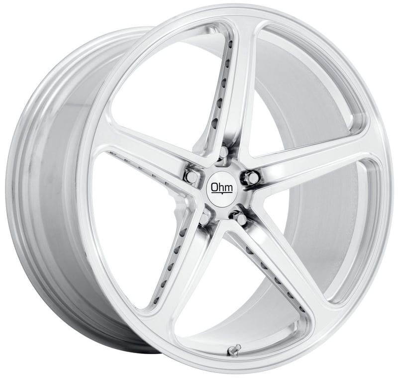 (clearance - no returns) 22x10.5 ohm amp forged silver machined (forged monoblock) 5x120 30mm