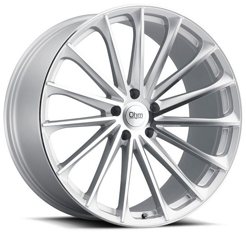 (clearance - no returns) 20x10 ohm proton silver w/ mirror face (rotary forged) 5x120 35mm