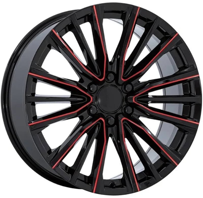 Performance Replicas PR223 Gloss Black Red Milled