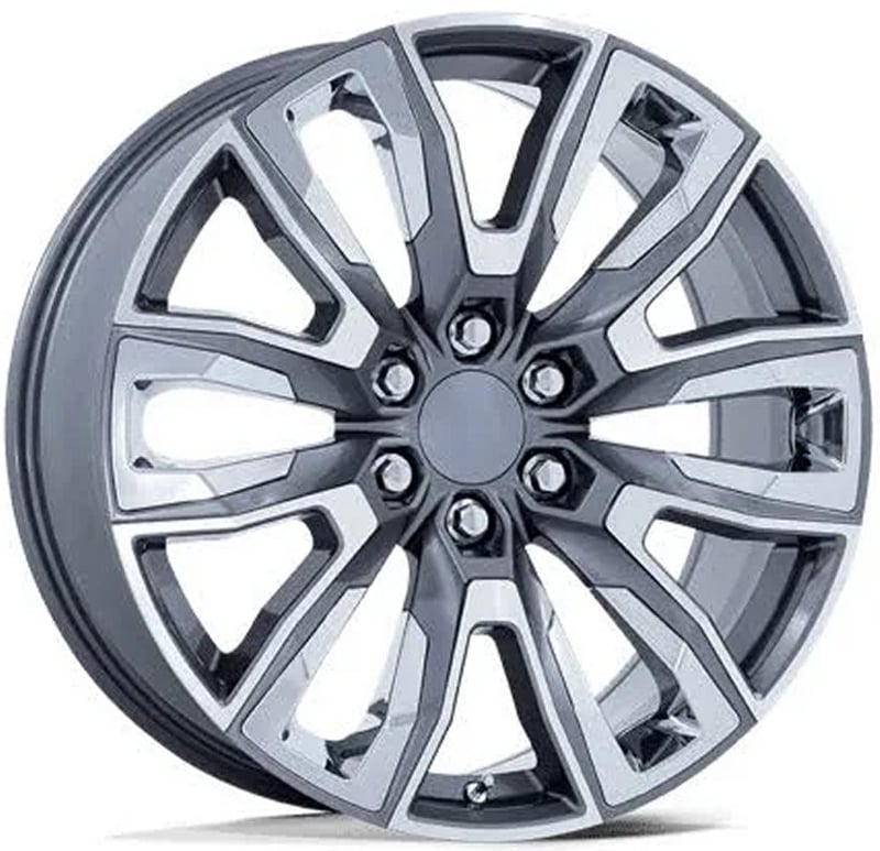Performance Replicas PR225 Gloss Gunmetal Machined w/ Chrome Accents