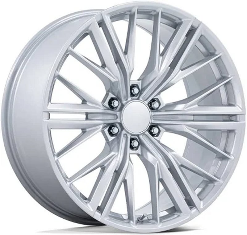 22x9.5 performance replicas pr227 gloss silver 6x5.5/139.7 18mm