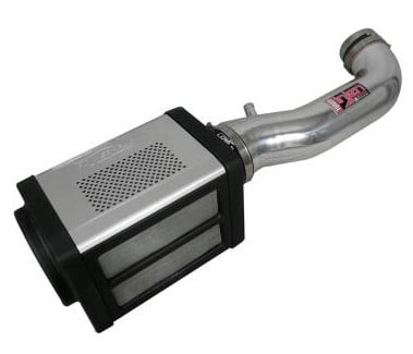 injen 12-13 jeep wrangler jk 3.6l v6 polished short ram intake w/ power flow box pf5003p