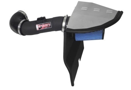 injen 12-14 chev camaro sri 3.6l v6 polished short ram power-flow intake system w/mr tech&air fusion pf7013p