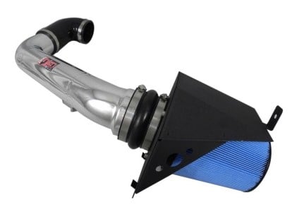 injen 09-10 ford f-150 v8 5.4l wrinkle black power-flow air intake system pf9014wb