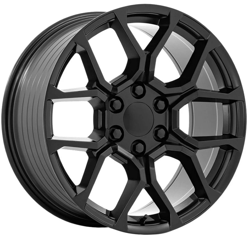 22x9 performance replicas pr233 satin black 6x5.5/139.7 28mm
