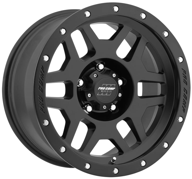 17x9 pro comp pa41 phaser matte black 5x127/5 -6mm