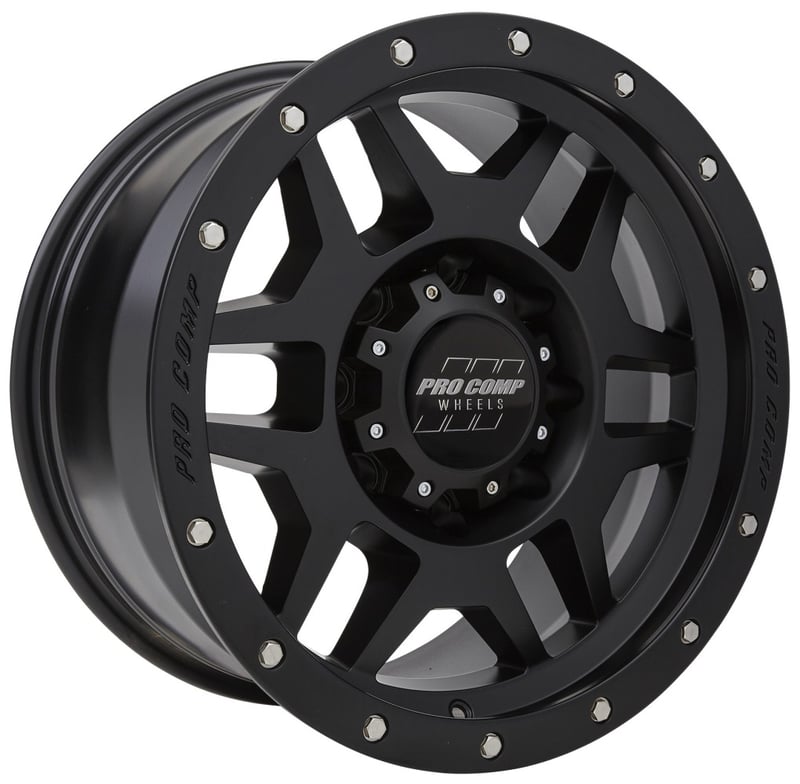 18x9 pro comp pa41 phaser matte black 8x170 0mm