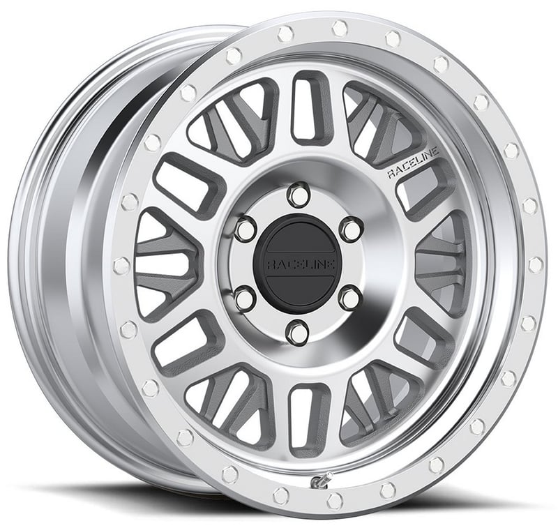 17x8.5 raceline 951mc ryno machined 6x5.5/139.7 18mm