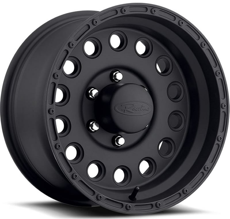 16x8 raceline 887b rockcrusher matte black 8x170 -20mm